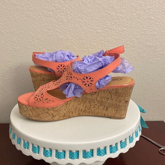 👡Cato Cutout platform Wedge Sandals. Get ready to styling for summer!! - Picture 6 of 8